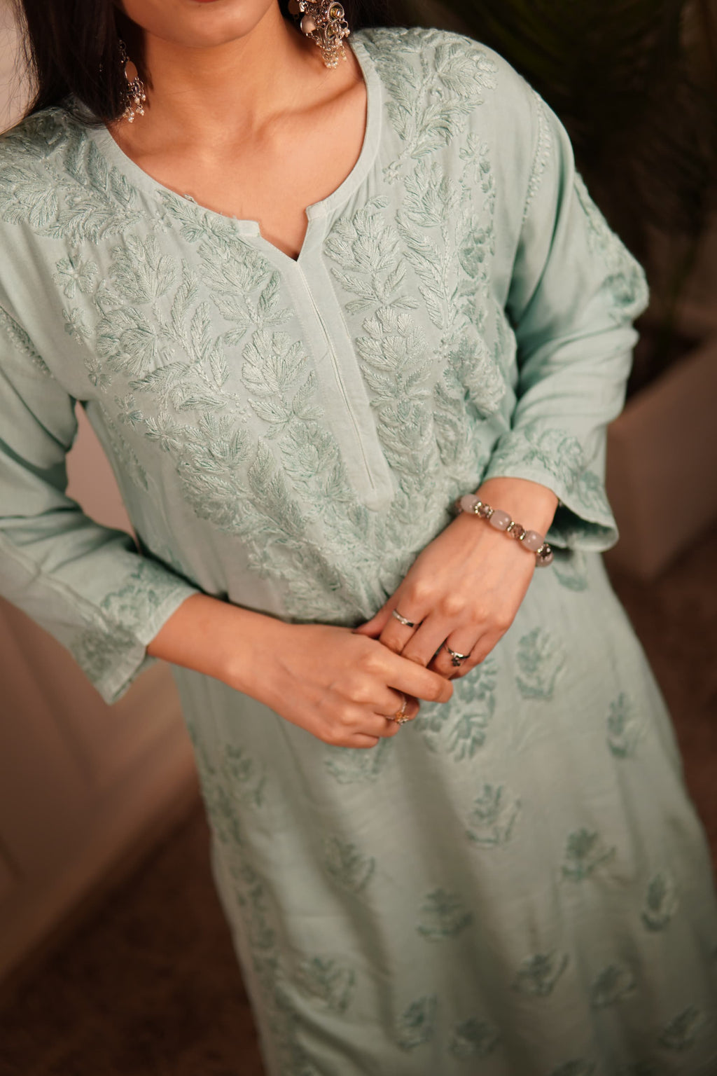 The Cyan-ara Chikakari Suit