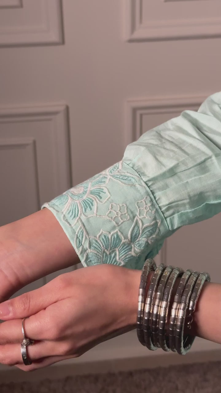 Malmal mint green co-ord set